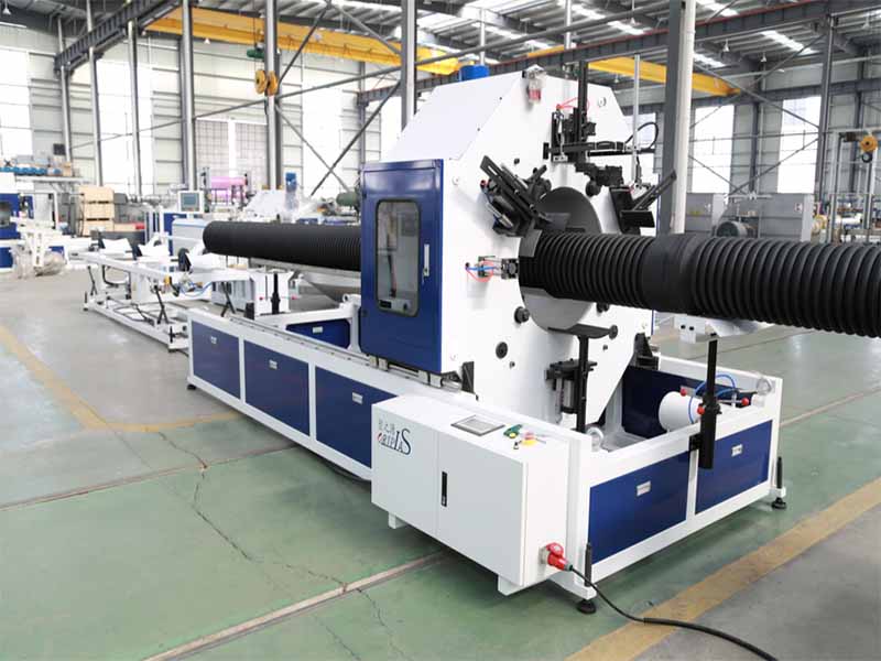 HDPE/PP卧式双壁波纹管生产线